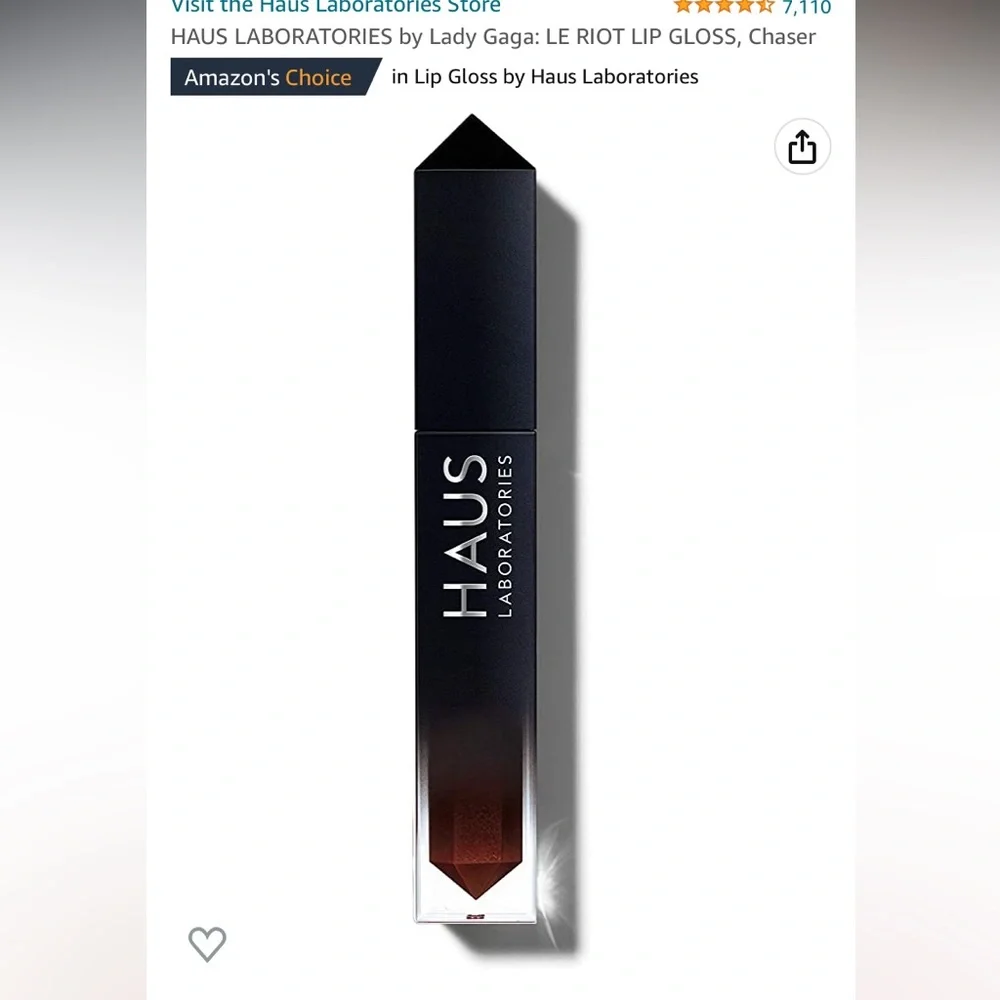 Haus by lady Gaga Le Riot lipgloss in chaser. New in box. Retail‎ 20